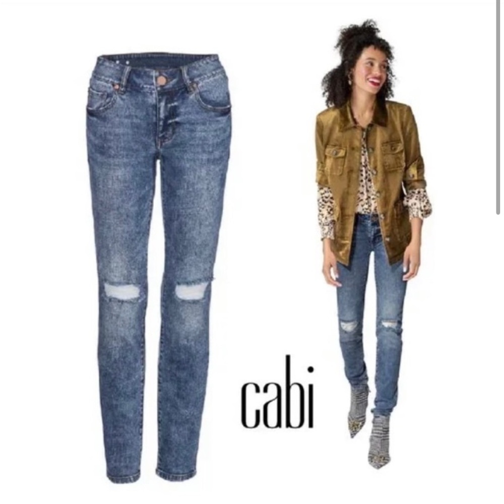 Cabi The Skinny Jean with Distressed Detail